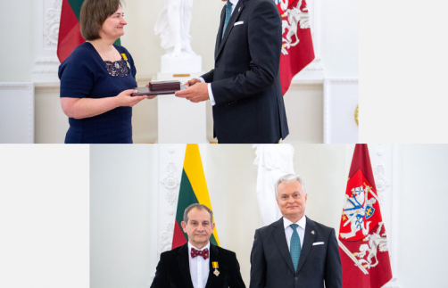 LR Prezidentas įteikė valstybės apdovanojimus už nuopelnus Lietuvai ir jos vardo garsinimą